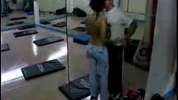 daring man has sex with trainer in the gym /100dates