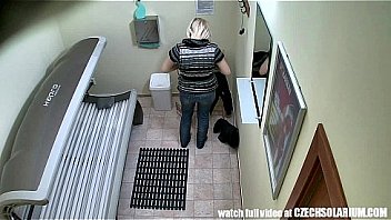 Hidden Camera in Public Tanning Bed