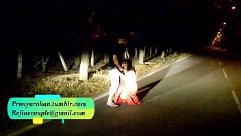 Desi Wife Pranya Getting pounded on the Open on Car Bonnet