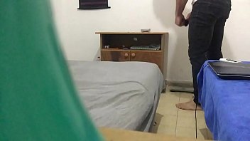Solohaze gets caught by voyeur friend stripping and jerking off