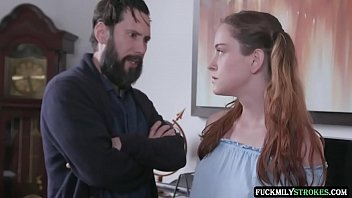 FULL SCENE on http://FuckmilyStrokes.com - Pig tailed fantasy chick Lily Glee has our stud going absolutely gaga for her. But when he shows up with a love letter, her stepdad does not like what he sees.