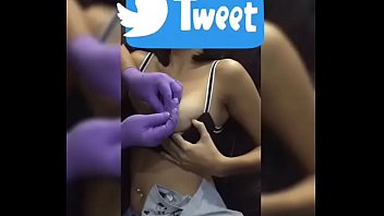 Tit pierced piercing tits latina tetona