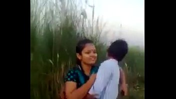 Desi Couple Romance And Kissing In Fields Outdoor