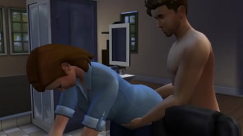 The Sims 4 bedroom & bathroom sex