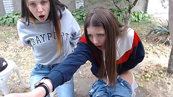 Two Young Amateur Girls Flashing Their Tits and Pussy Outdoor - watch part 2 on Amateur-Cam-Girls.com