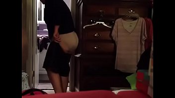 Big Ass Mom Caught Changing Nice Tits