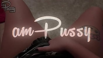 Amateur girl's POV masturbation through panties selfie