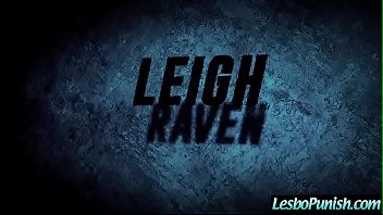 Punish Sex On Cam Between Lesbo Girls (Katrina Jade & Leigh Raven) clip-22
