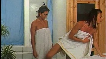 Lesbian massages and sex in the sauna for Venere Bianca