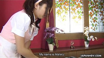 Asian maid takes a sexual program of her master