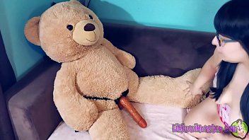 Testing Stuffed animals new GIANT DICK!