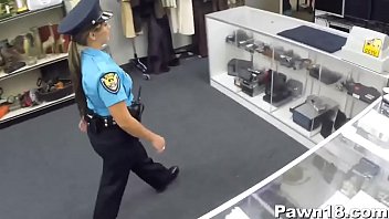 Cop gets anal in pawnshop