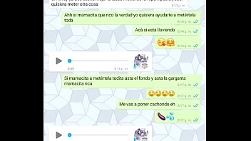 Mi tía caliente me manda videos de como se la mama a mi tío y también como se la cogen