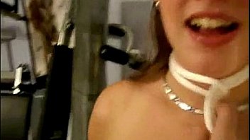 Tied wife swallows loads of fresh sperm