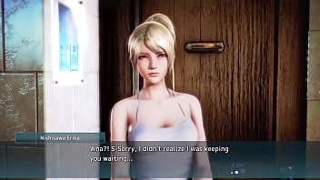 Honey Select - Blonde noble gives blowjob and sex